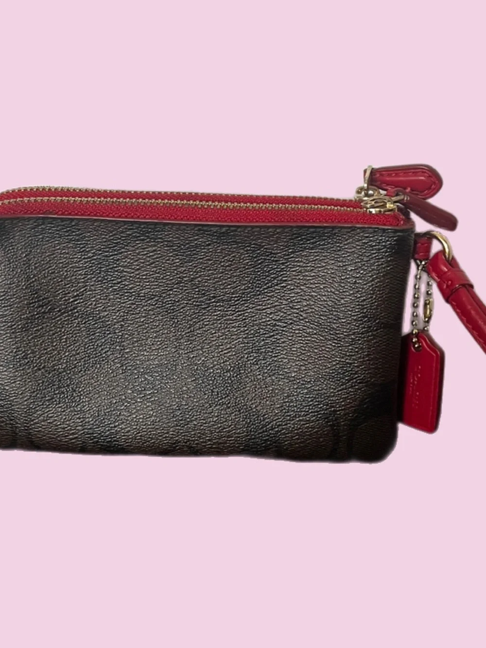Coach compact wristlet